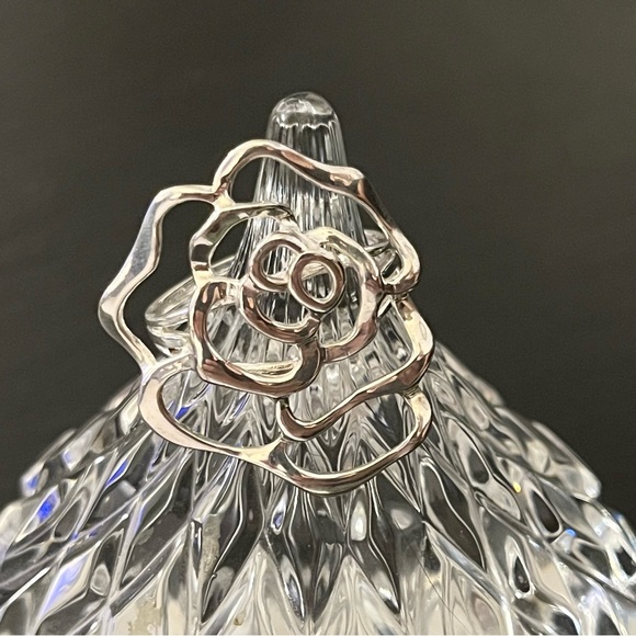 Sterling Silver Large Blooming Rose Flower 925 Statement Ring Size 11.5-12 - Picture 10 of 16